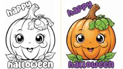 Cute Halloween Coloring Pages