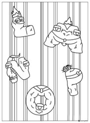 Alphabet Lore L N O P Coloring Page