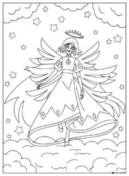 Charlie Morningstar Angelic Coloring Page