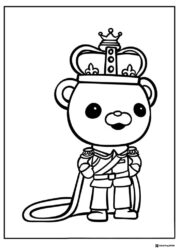 King Barnacles from Octonauts coloring page