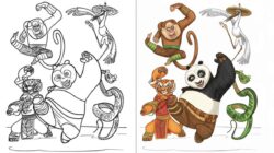 Kung Fu Panda Coloring Pages