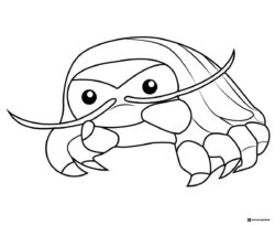 Mantis shrimp Octonauts coloring page