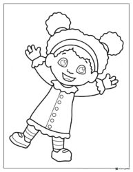 O the Owl from Daniel Tigers Neighborhood coloring page
