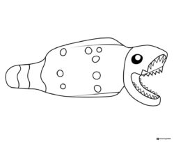 Octonauts Moray Eel Coloring Sheet