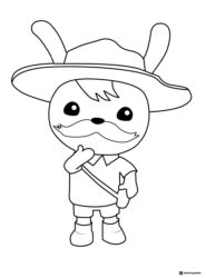 Octonauts Ranger Rabbit Coloring Page