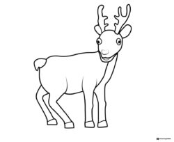 Octonauts Reindeer Coloring Page