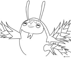 Octonauts Sea Bunny creature coloring page