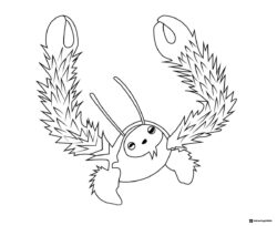 Octonauts Yeti Crab Coloring Page