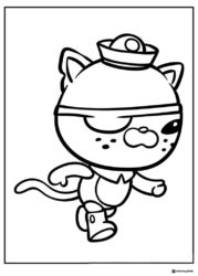 Peso the Penguin from Octonauts coloring page